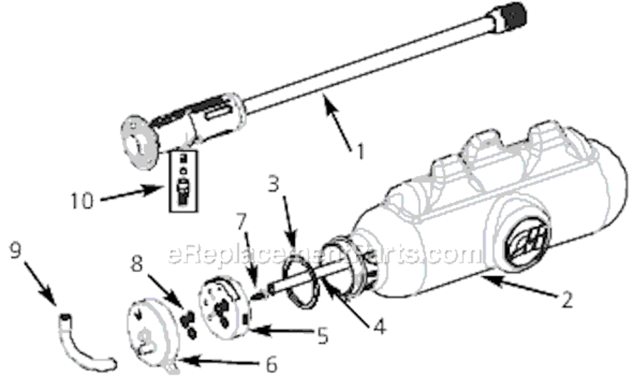 Page A Diagram and Parts List for PW1061  Campbell Hausfeld Pressure Washer